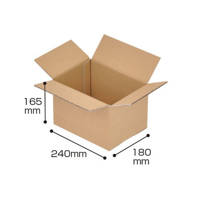ダンボールケース240×180×165(10枚)48000-03の商品画像