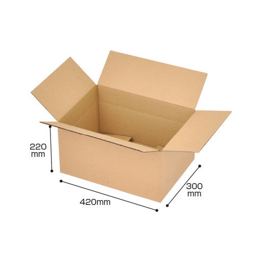 ダンボールケース420×300×220(10枚)48000-10の商品画像