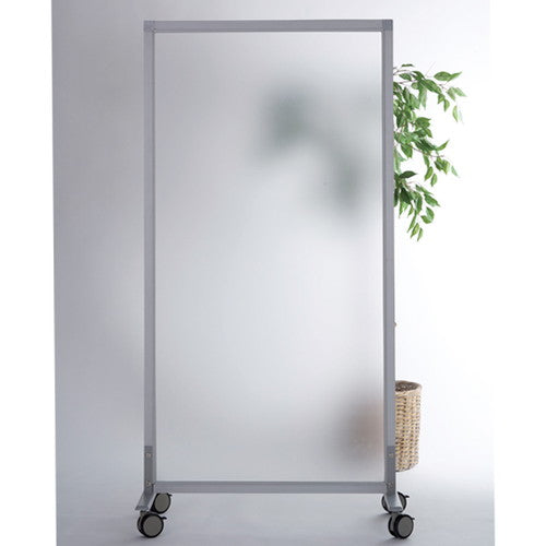 間仕切/パーテーション シンプルスクリーン フロスト アジャスター付 アジャスター付 54867-1*