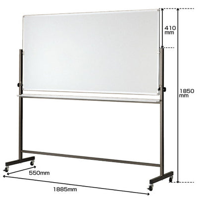 両面回転脚付ホワイトボード1800×90013601***の商品画像