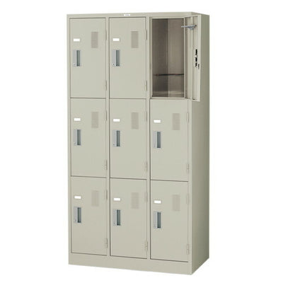 9人用ロッカー3連3号LK9N-AW52393-AWの商品画像