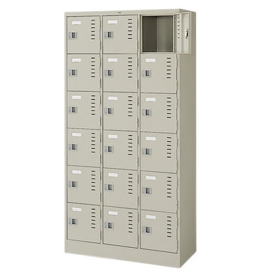 18人用ロッカー3連4号LK18-AW52395-AWの商品画像