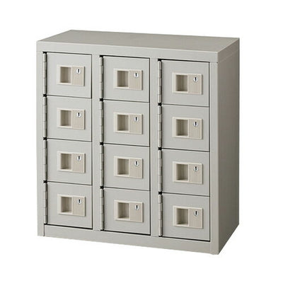 新貴重品ロッカー(シリンダー錠)3列4段52396-2Nの商品画像