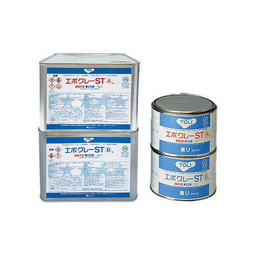 【接着剤】東リ 接着剤 エポグレーST 4kgセット NSTEP-S