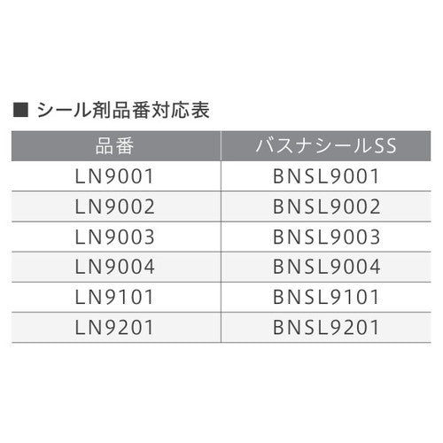 【端部処理剤】東リ 端部処理剤 バスナシールSS(2本/ケース) ラバナ