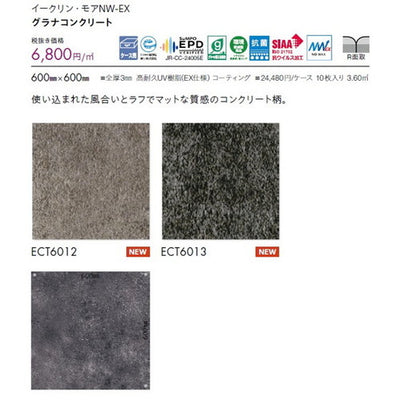 東リタイルイークリン・モアNW-EX600mm×600mmケース売り(10枚入)の画像
