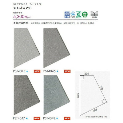 東リタイルロイヤルストーン・テトラケース売り(16枚入)の画像