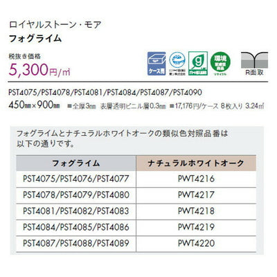 東リタイルロイヤルストーン・モア450mm×900mmケース売り(8枚入)の画像