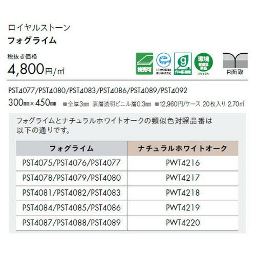 東リタイルロイヤルストーン300mm×450mm1枚単位の画像