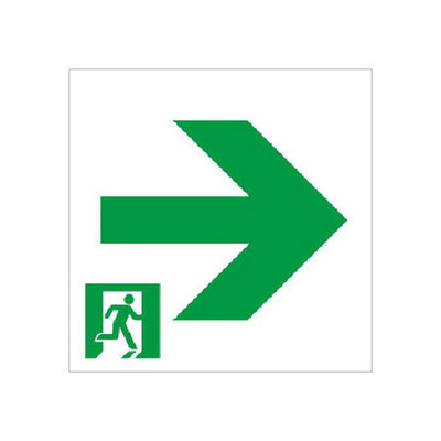 東芝誘導灯器具ET-20713B級高輝度通路右矢印表示板※本体別途