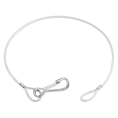 岩崎電気LDRW-400/PF4落下防止ワイヤ(両側ループ+フック)