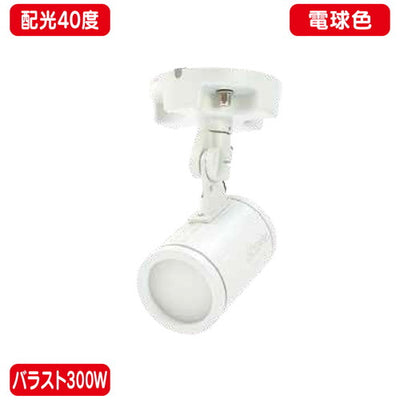 バラスト300Wフランジ型電球色狭角ニッケンハードウェアLEDアームスポットビュートロンVT40-40W-F白の商品画像