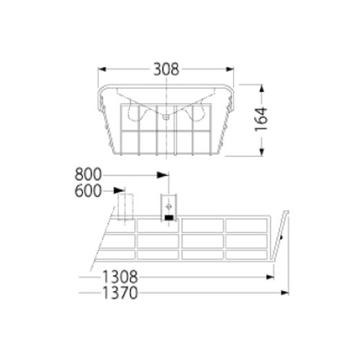 岩崎電気PF42501ガードLEDベースライト