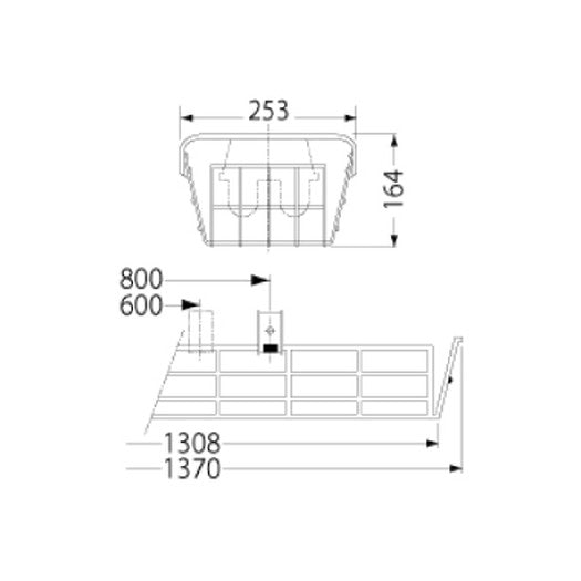 岩崎電気PF41514ガードLEDベースライト