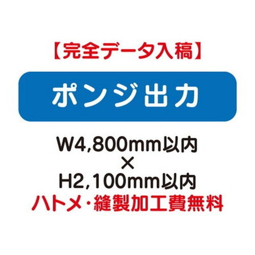 特注オーダー品ポンジ出力W4800×H2100の商品画像
