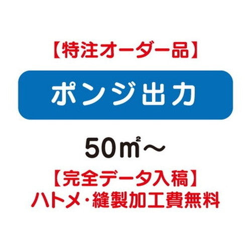 特注オーダー品ポンジ出力50&#13217;～の商品画像