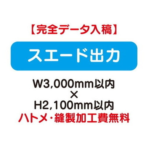 特注オーダー品スエード出力W3000×H2100の商品画像