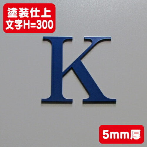ステンレス切文字塗装仕上げ5mm厚文字H=300の商品画像