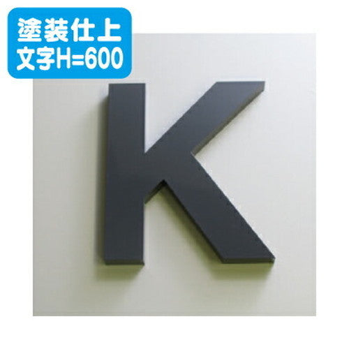 ステンレス箱文字塗装仕上げ文字H=600の商品画像