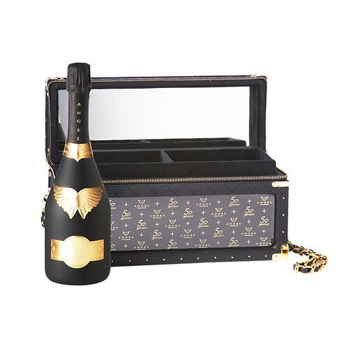 エンジェルシャンパン NV ブリュット ブラック 5周年記念モデル レザージップタイプ 正規品 750ml