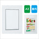 POPパネルAL-AP55A3簡易スライド式屋内用の商品画像