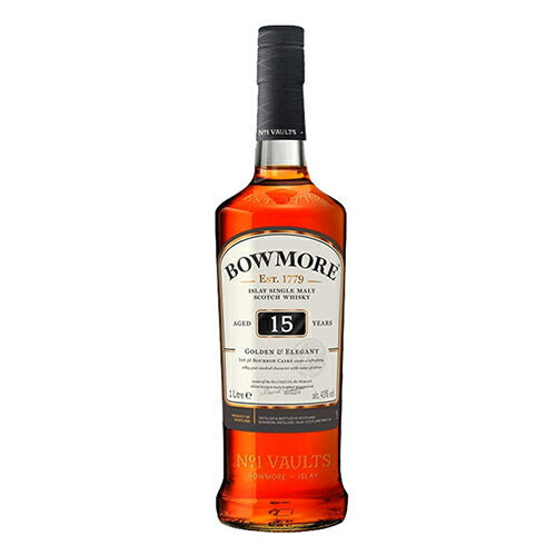 ボウモア15年ゴールデン＆エレガント並行品箱無700mlの画像