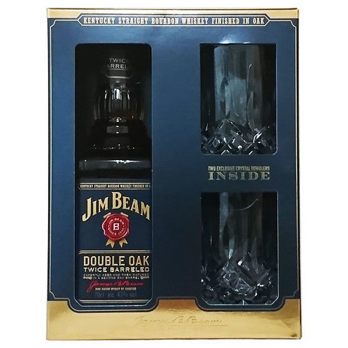 ジムビームダブルオーク並行品700mlグラス付の画像