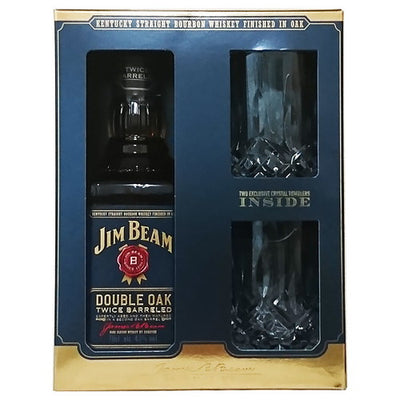 ジムビームダブルオーク並行品700mlグラス付の画像