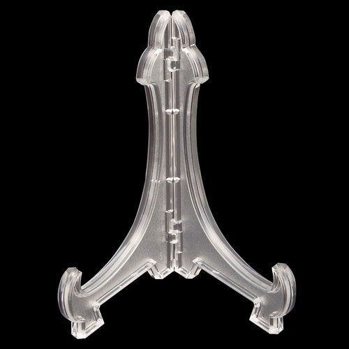 店舗用品演出用品ディスプレイスタンドクリア5号【10個】の商品画像