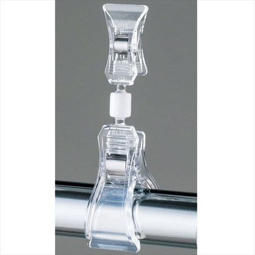 店舗用品サイン・掲示用品クリップポップスタンドクリアH11.5cm【10個】の商品画像