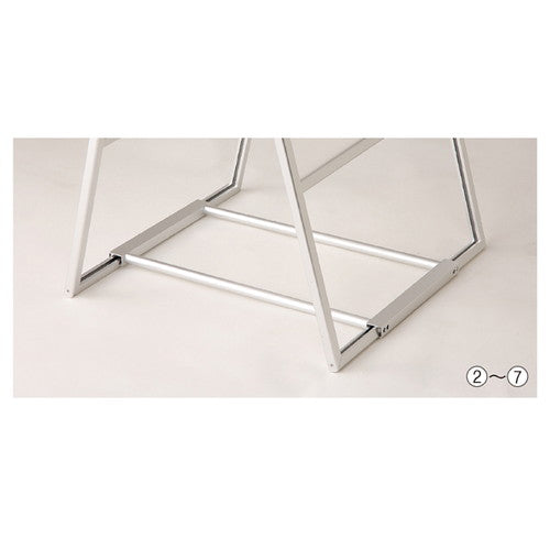 店舗用品サイン・掲示用品A型ポスタースタンド専用オプション両面用保持パイプ(A1用)の商品画像