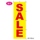 店舗用品販促用品ローコストのぼりSALE(蛍光)SALE(蛍光)の商品画像