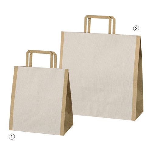 店舗用品ラッピング用品手提げ紙袋シンプルクオリティ22×14×25cmの商品画像