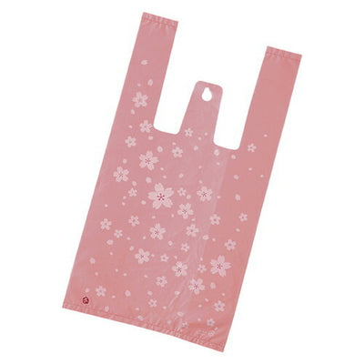 店舗用品ラッピング用品レジ袋さくら30×55[39]×横マチ15cmの商品画像