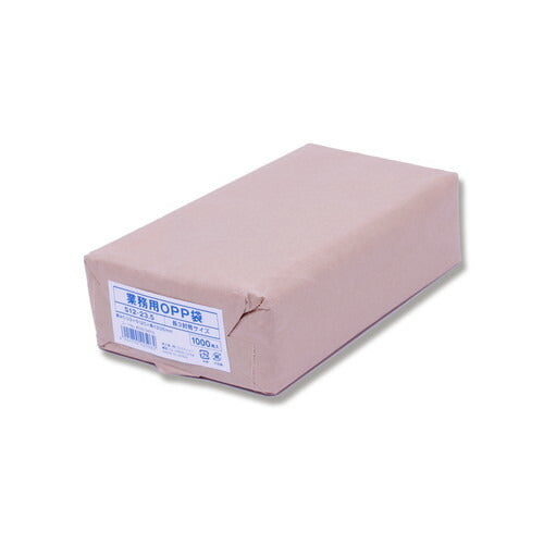 店舗用品ラッピング用品透明袋業務用セット12×23.5(長3)cmの商品画像