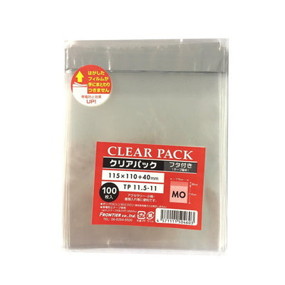 店舗用品ラッピング用品クリアパックOPP透明袋(テープ付き)11.5×11cm(MO)の商品画像