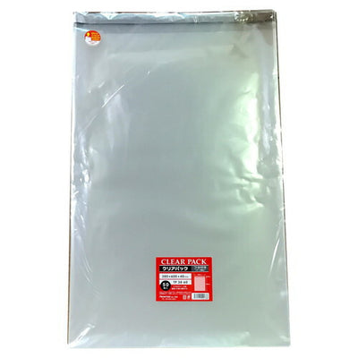 店舗用品ラッピング用品クリアパックOPP透明袋(テープ付き)38×60cmの商品画像