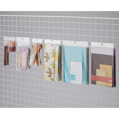 店舗用品ラッピング用品クリスタルパック100枚OPP透明袋ヘッダー付き6.5×8cmの商品画像
