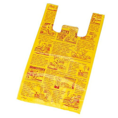 店舗用品ラッピング用品レジ袋アメリカンコミック18×35[23]×横マチ10cmの商品画像