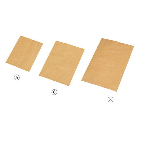 店舗用品ラッピング用品平袋クラフト無地8×11cmの商品画像