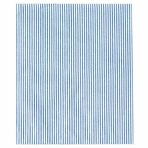 店舗用品ラッピング用品モノストライプ平袋ブルー18×24.5cmの商品画像