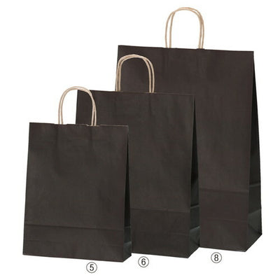 店舗用品ラッピング用品カラー手提げ紙袋ブラウン32×11.5×31cmの商品画像
