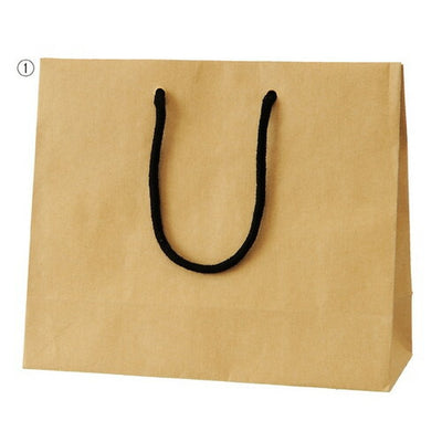 店舗用品ラッピング用品手提げ紙袋無地クラフト26×10×22cmの商品画像