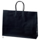 店舗用品ラッピング用品手提げ紙袋マットバッグブラック32×11×29cmの商品画像