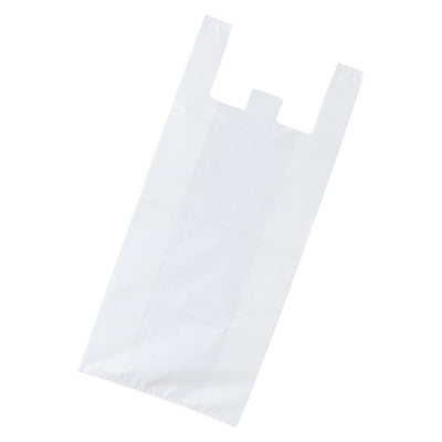 店舗用品ラッピング用品特大レジ袋白無地50×75[58]×横マチ20cmの商品画像