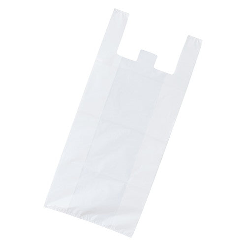店舗用品ラッピング用品特大レジ袋白無地50×75[58]×横マチ20cmの商品画像