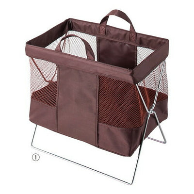 店舗用品店舗運営用品手荷物収納メッシュワゴン小の商品画像