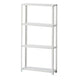 店舗用品店舗運営用品軽量ラック120kg/段4段(H150cm)W120.1×D30.1cmの商品画像