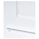 店舗用品システム什器幕板付きステージW120cmホワイト/BR50用D40cmの商品画像