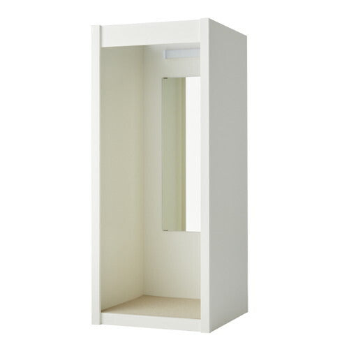 店舗用品店舗什器木製フィッティングルームW87cmホワイトの商品画像